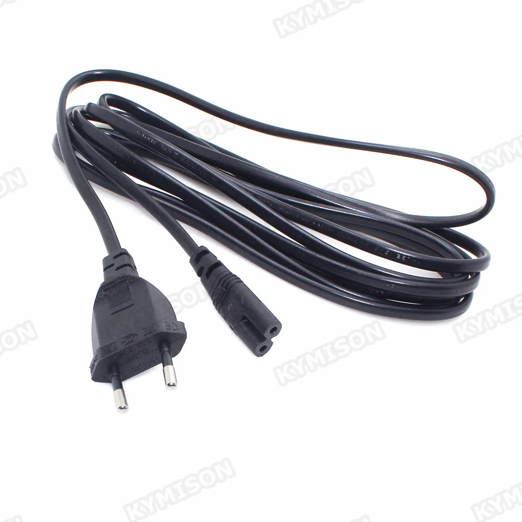 EU To IEC 320C C7 AC Power Cord Schuko CEE7/16 to C7 Firgure 8 Power Lead Cable for Samsung Philips Sony LED TV 3m/5m