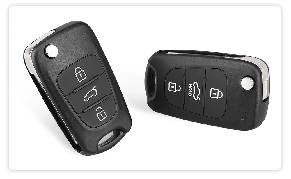 KEYYOU New Remote Key Shell For Hyundai I20 I30 IX35 I35 Accent Kia Picanto Sportage K5 3 Buttons Flip Folding Remote Key Case
