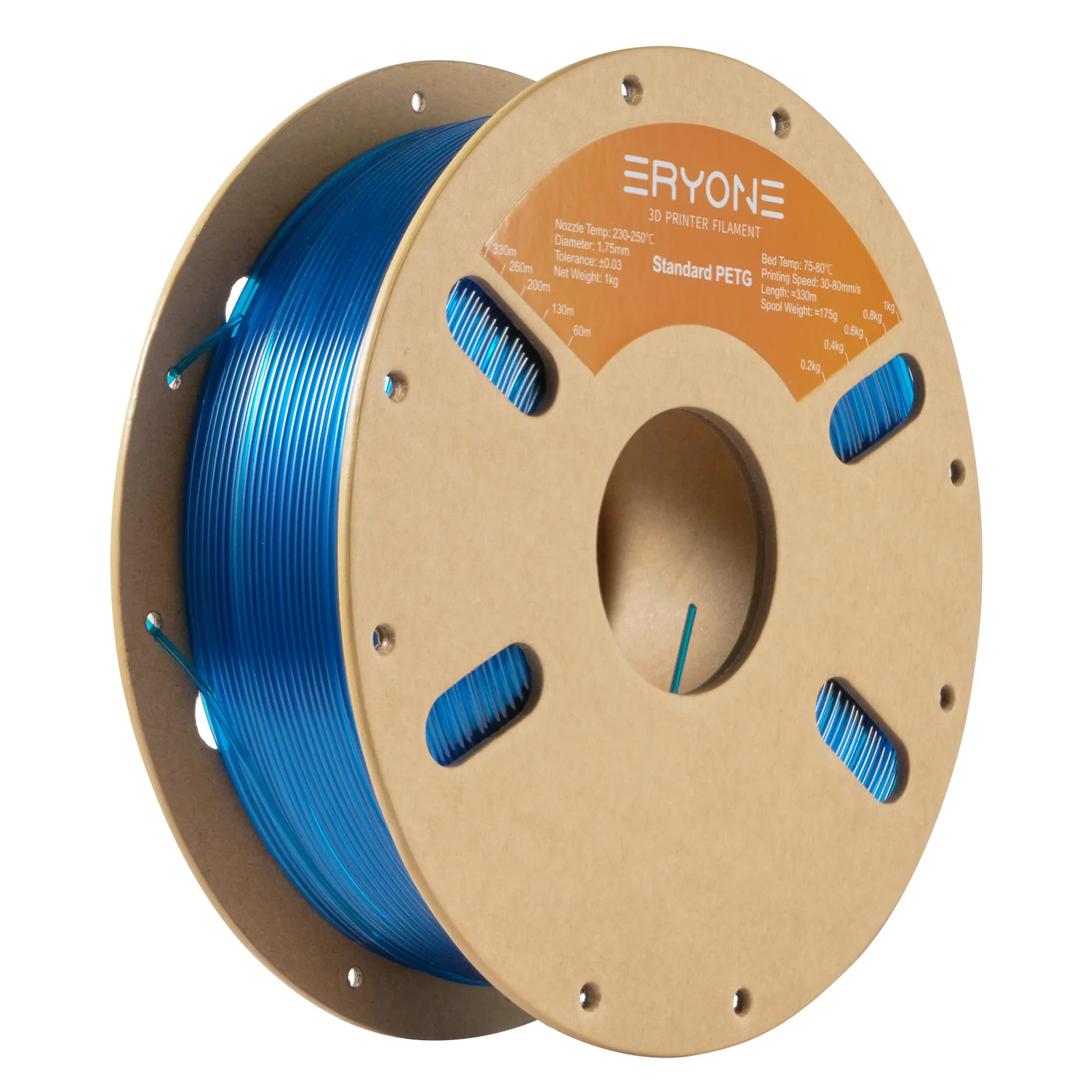 ERYONE 10KG Standard PETG Filament 1.75mm 3D Print,Multicolor Available,petg filament,3D Filament Wholesal ,1KG/Spool