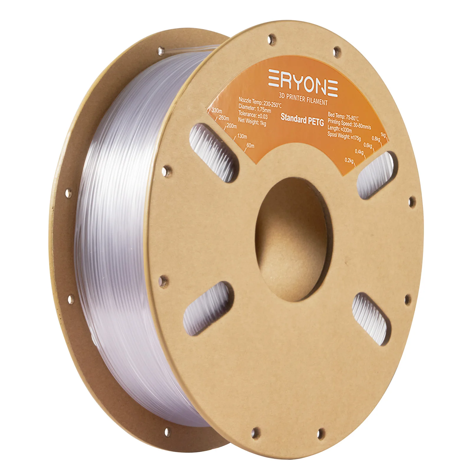ERYONE 10KG Standard PETG Filament 1.75mm 3D Print,Multicolor Available,petg filament,3D Filament Wholesal ,1KG/Spool