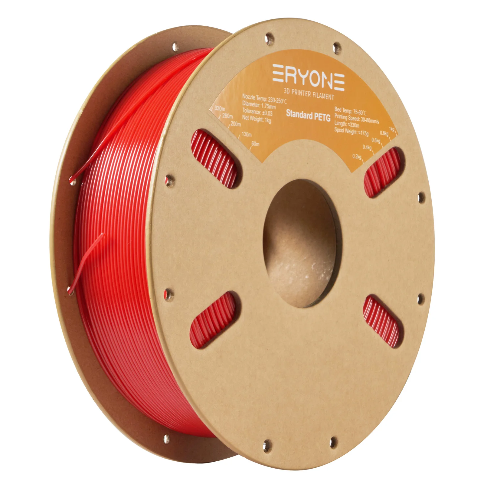 ERYONE 10KG Standard PETG Filament 1.75mm 3D Print,Multicolor Available,petg filament,3D Filament Wholesal ,1KG/Spool