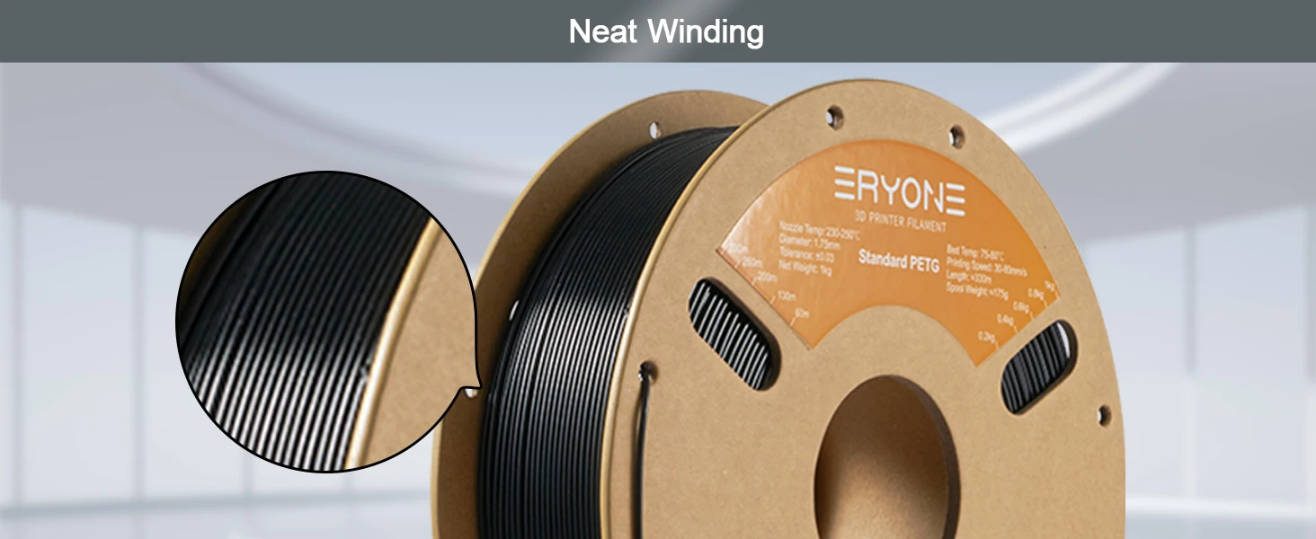 ERYONE 10KG Standard PETG Filament 1.75mm 3D Print,Multicolor Available,petg filament,3D Filament Wholesal ,1KG/Spool