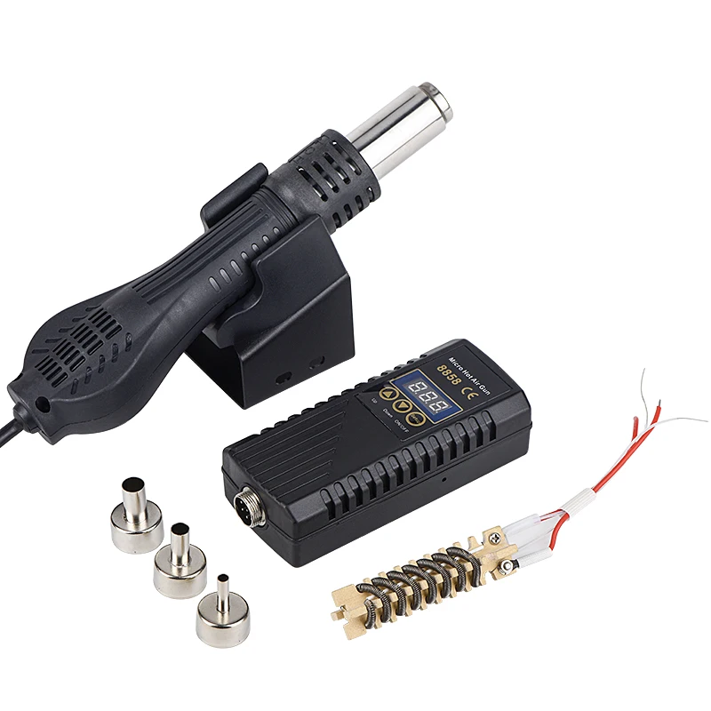 JCD Hot Air Gun 8858 Micro Rework Soldering Station LED Digital Hair Dryer for Soldering 700W Heat Gun Welding Repair Tools
