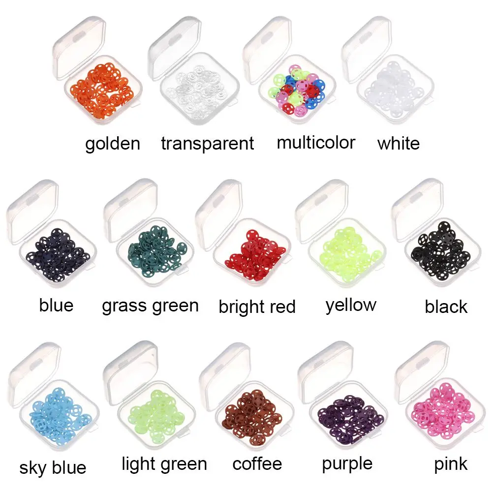 10/24Pcs Mini Button Buckle for 1/6 Doll DIY Doll Clothes Metal Buckle Invisible Snap Handmade Doll Clothing Sewing Accessories