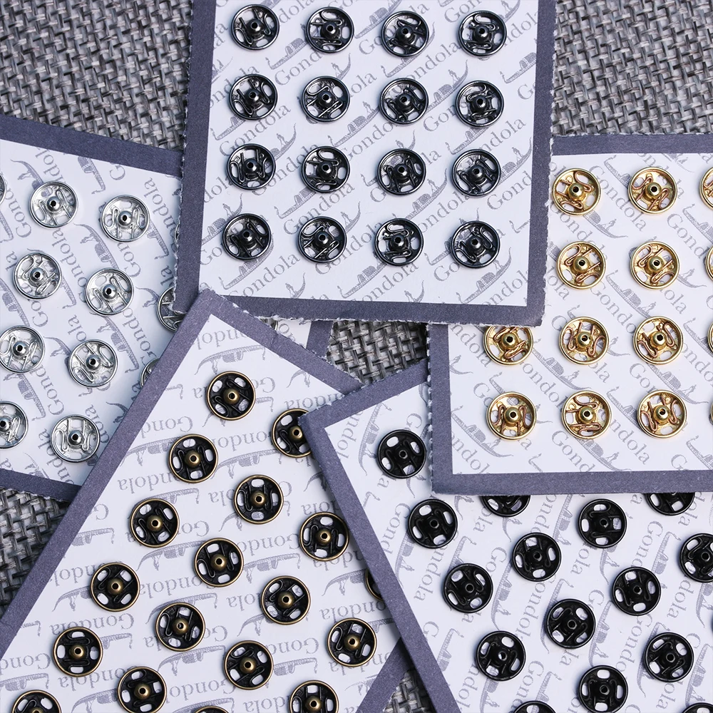 10/24Pcs Mini Button Buckle for 1/6 Doll DIY Doll Clothes Metal Buckle Invisible Snap Handmade Doll Clothing Sewing Accessories