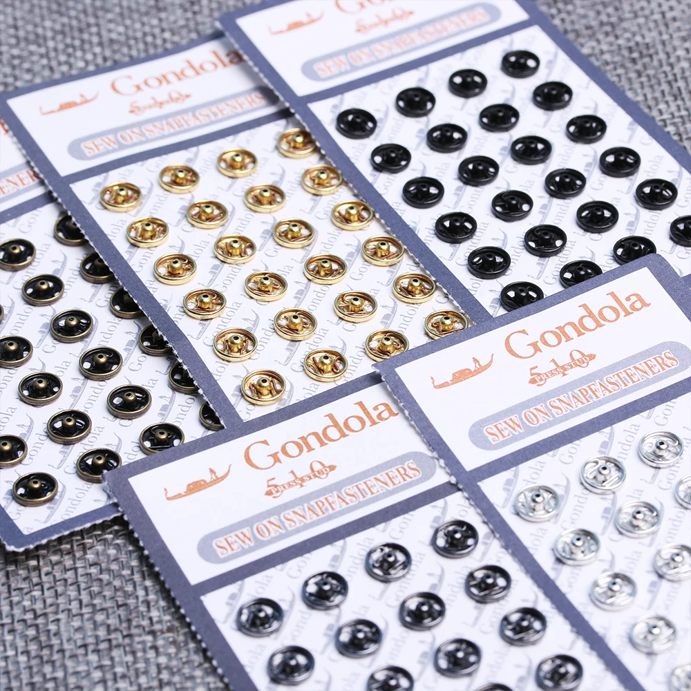 10/24Pcs Mini Button Buckle for 1/6 Doll DIY Doll Clothes Metal Buckle Invisible Snap Handmade Doll Clothing Sewing Accessories