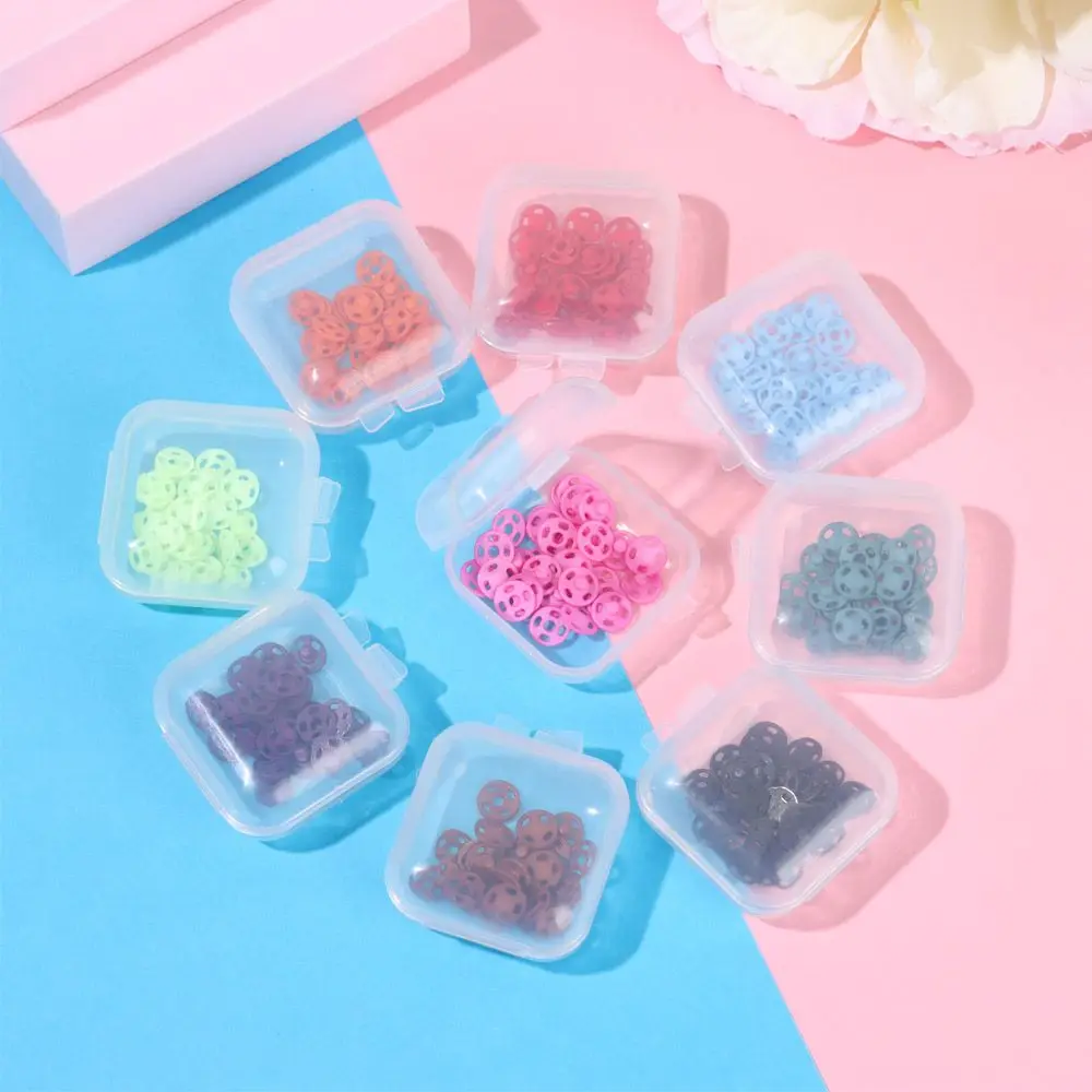 10/24Pcs Mini Button Buckle for 1/6 Doll DIY Doll Clothes Metal Buckle Invisible Snap Handmade Doll Clothing Sewing Accessories