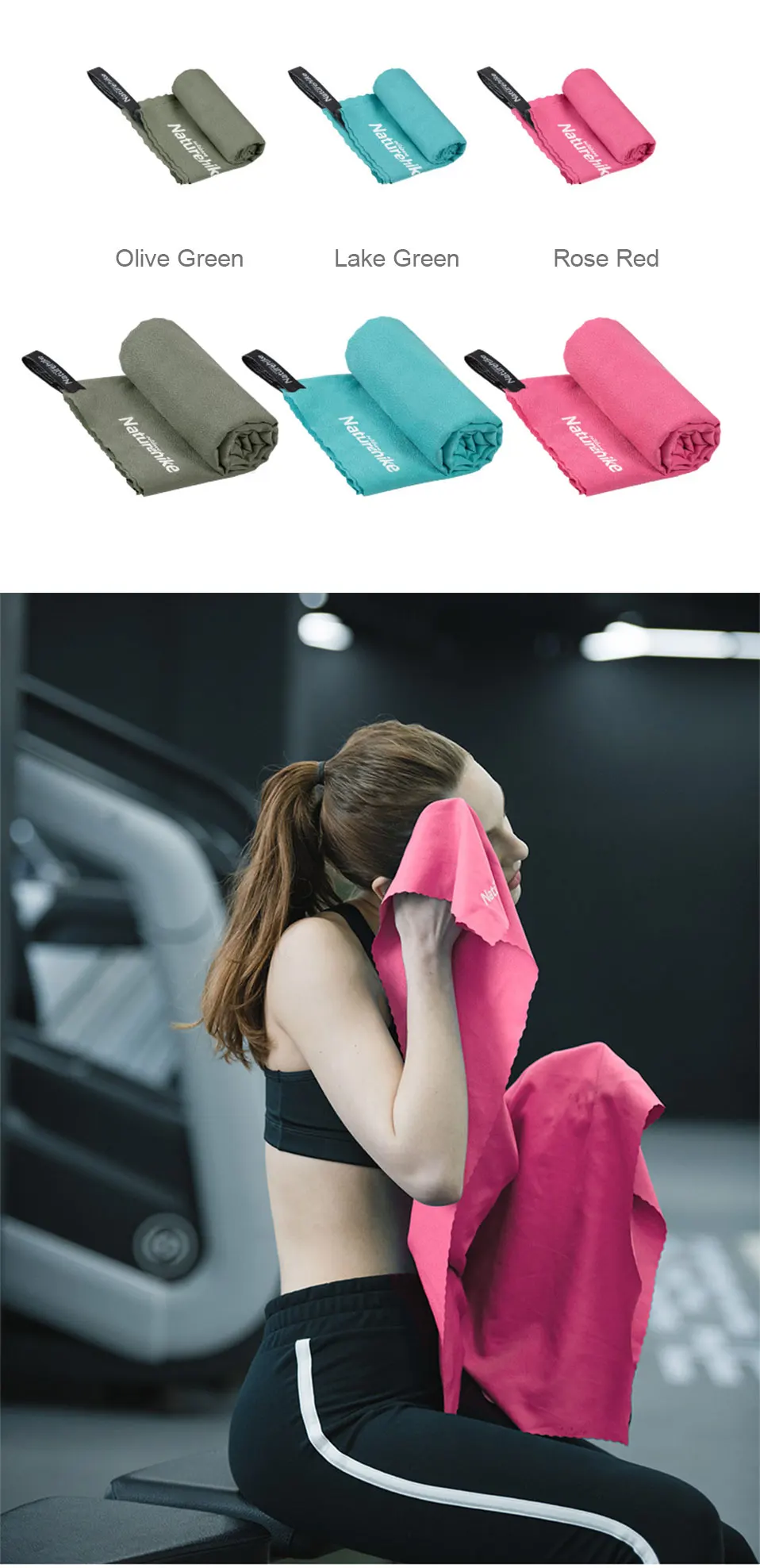Naturehike Beach Towel Outdoor Quick Dry Swimming Towel Ultralight Compact Travel Towel Fast Drying Hiking Camping Towel
