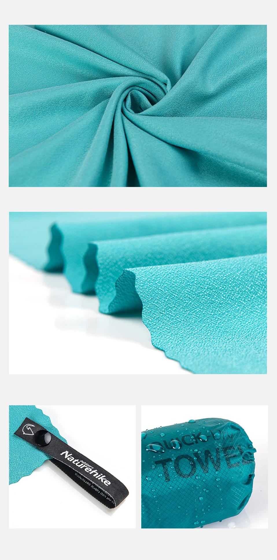 Naturehike Beach Towel Outdoor Quick Dry Swimming Towel Ultralight Compact Travel Towel Fast Drying Hiking Camping Towel