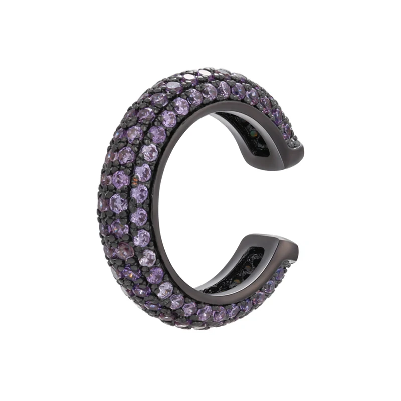 1Piece,15x15mm CZ Crystal Ear Cuff C-shaped/Star-Shaped Ear Clips Non-pierced Nickel-free Earrings for Women Jewelry:VE131