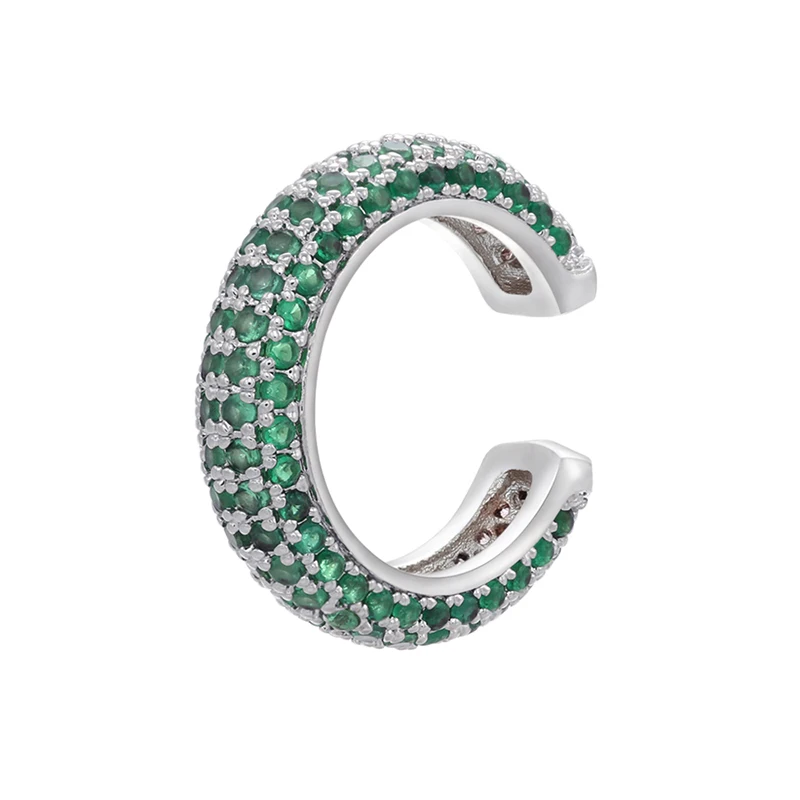 1Piece,15x15mm CZ Crystal Ear Cuff C-shaped/Star-Shaped Ear Clips Non-pierced Nickel-free Earrings for Women Jewelry:VE131
