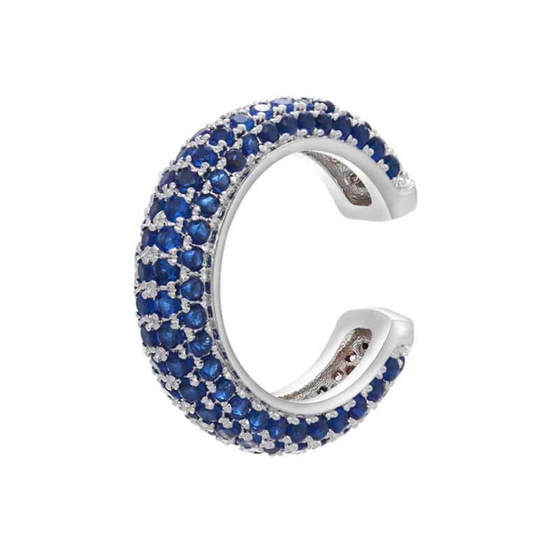 1Piece,15x15mm CZ Crystal Ear Cuff C-shaped/Star-Shaped Ear Clips Non-pierced Nickel-free Earrings for Women Jewelry:VE131