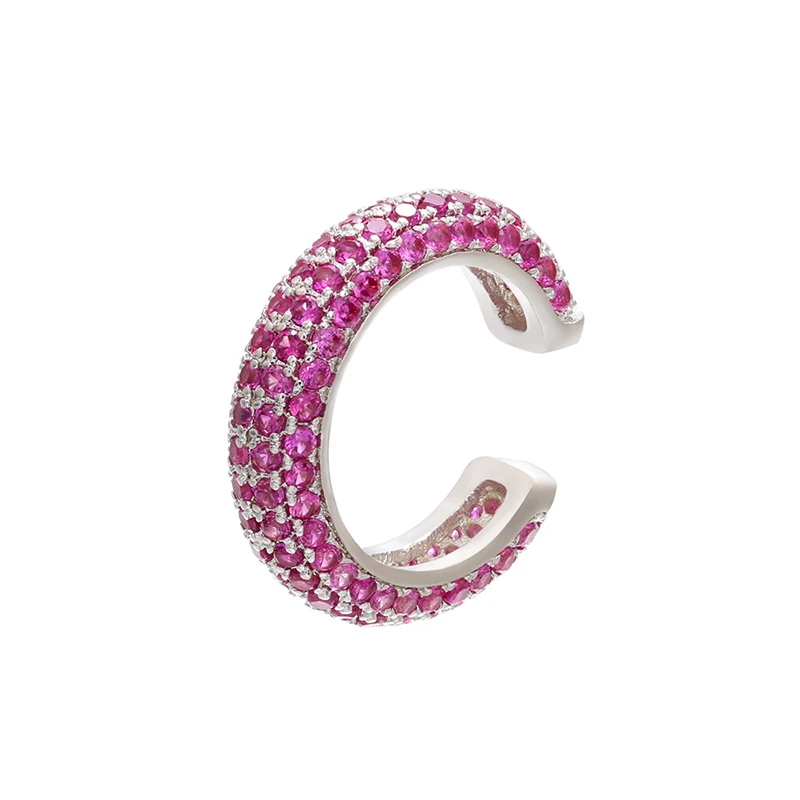 1Piece,15x15mm CZ Crystal Ear Cuff C-shaped/Star-Shaped Ear Clips Non-pierced Nickel-free Earrings for Women Jewelry:VE131