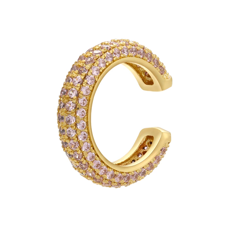 1Piece,15x15mm CZ Crystal Ear Cuff C-shaped/Star-Shaped Ear Clips Non-pierced Nickel-free Earrings for Women Jewelry:VE131