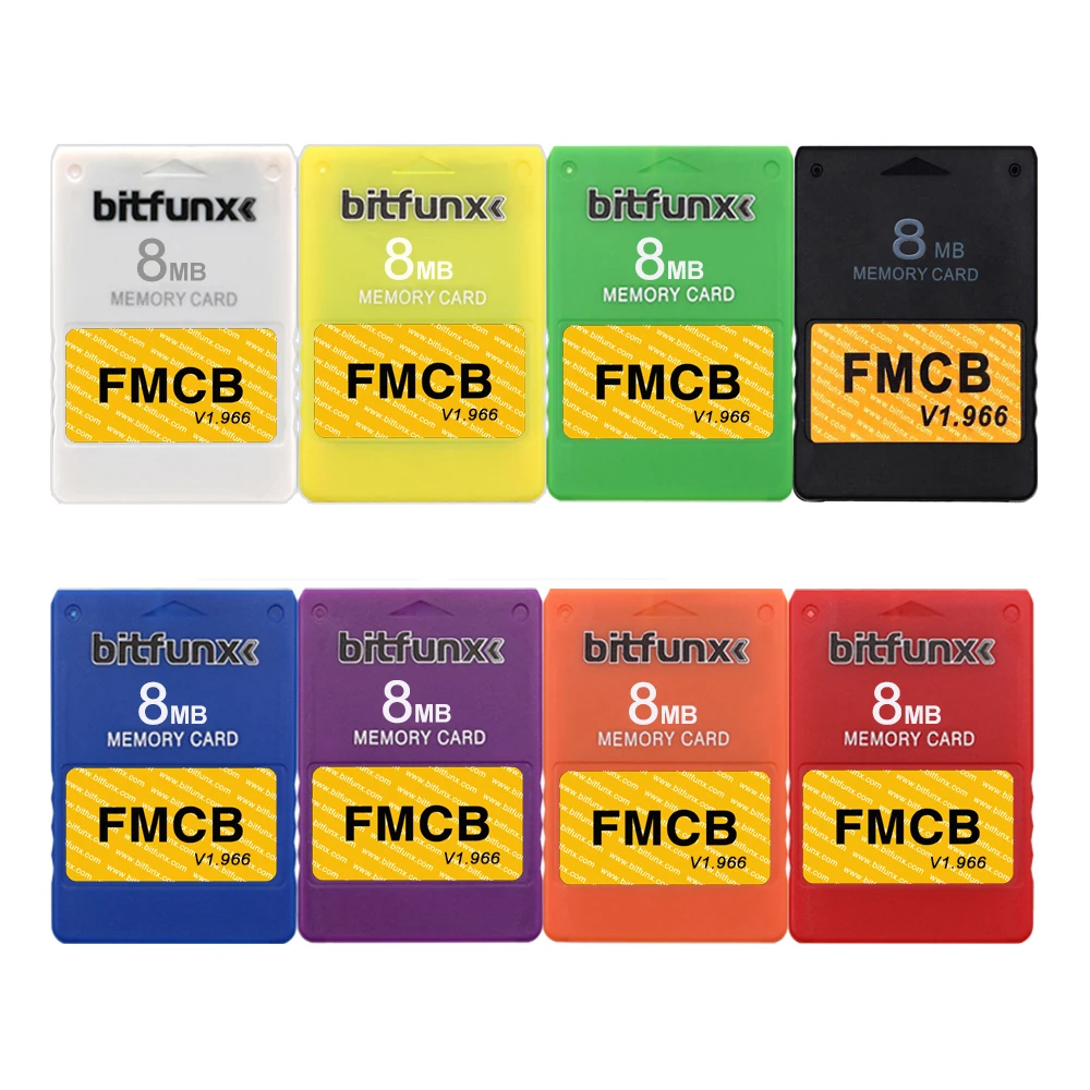 Bitfunx Free McBoot V1.966 PS2 FMCB 8MB/16MB/32MB/64MB Memory Card for Playstation2 Fat Console