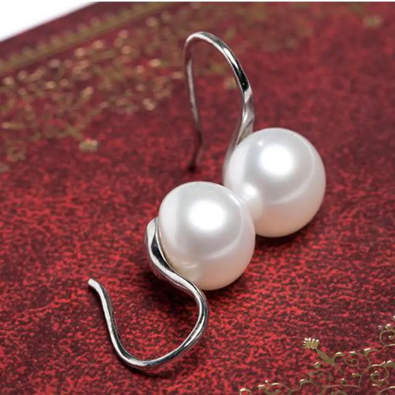 Glamour Earrings Sale Natural Freshwater Pearl Earrings Korean Fashion 2019 New Popular Pearl Women's Earrings Wholesale
