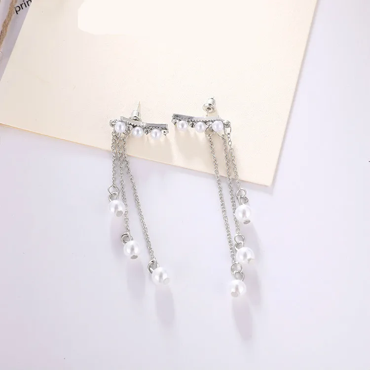 Glamour Earrings Sale Natural Freshwater Pearl Earrings Korean Fashion 2019 New Popular Pearl Women's Earrings Wholesale