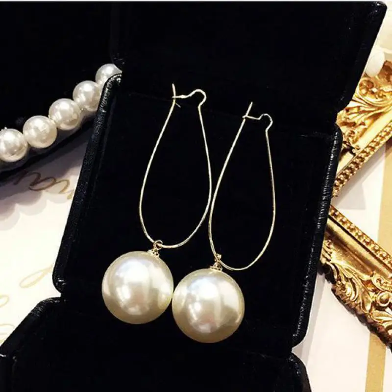 Glamour Earrings Sale Natural Freshwater Pearl Earrings Korean Fashion 2019 New Popular Pearl Women's Earrings Wholesale