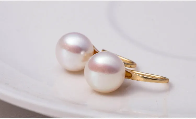 Glamour Earrings Sale Natural Freshwater Pearl Earrings Korean Fashion 2019 New Popular Pearl Women's Earrings Wholesale