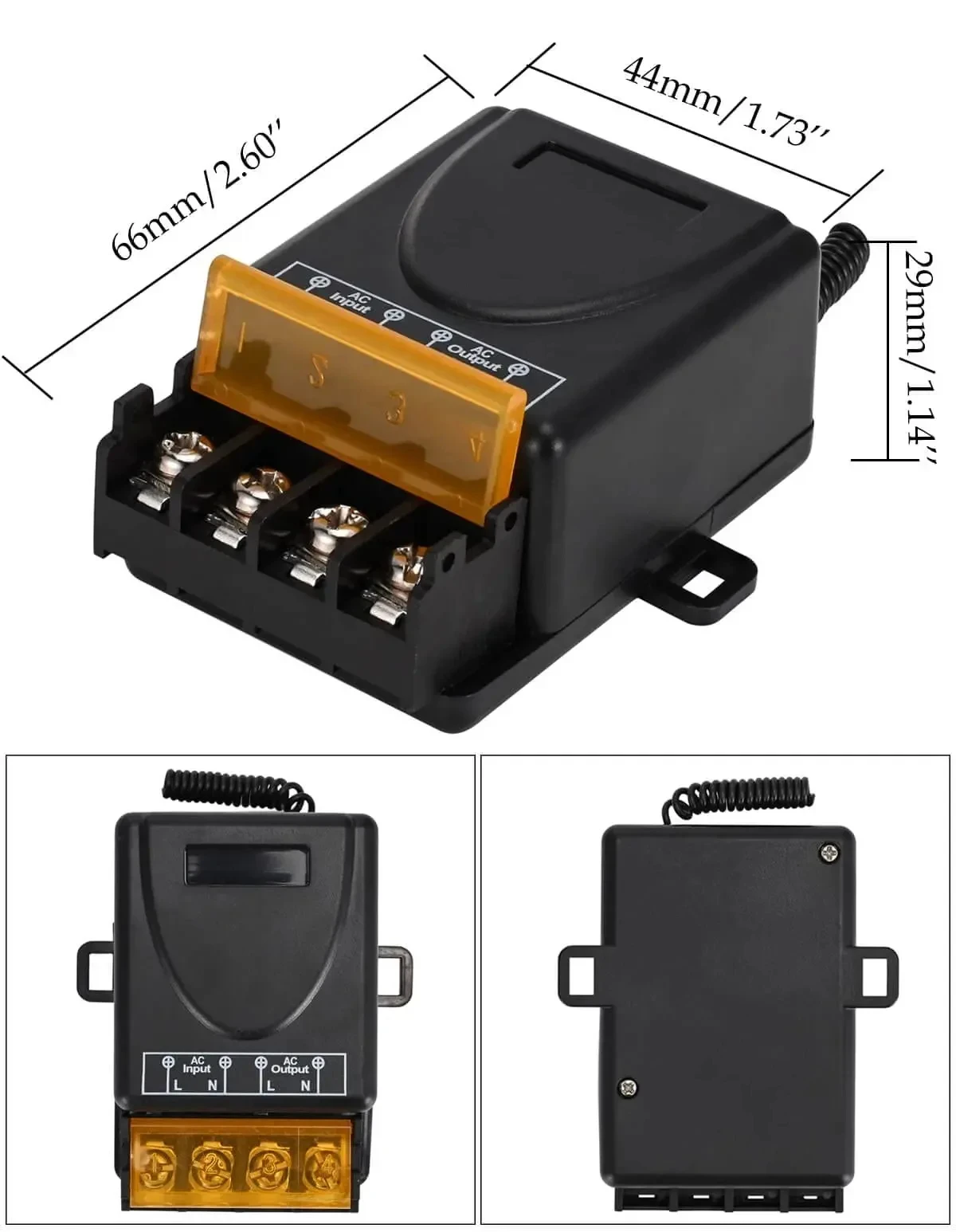 AC220V 433Mhz Remote Control Switch Hign Power On off Remote Control Transmitter for Water Pump Motor LED/Electric Appliance