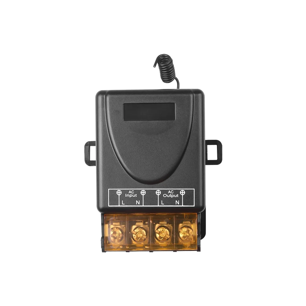 AC220V 433Mhz Remote Control Switch Hign Power On off Remote Control Transmitter for Water Pump Motor LED/Electric Appliance