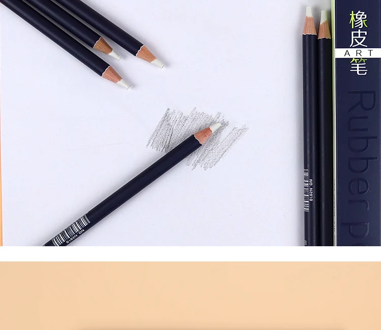 NYONI Rubber Pen Eraser Pencil Pen Tip Rubber Type 1/3/6pcs High Precision Pencil Eraser For Manga Highlight Art Supplies N2810