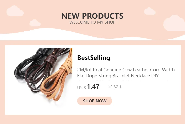 10Pcs/lot Dia 1.5/2mm Leather Cord Necklace With Clasp Adjustable Braided Rope for Jewelry Making DIY Necklace Bracelet Supplies
