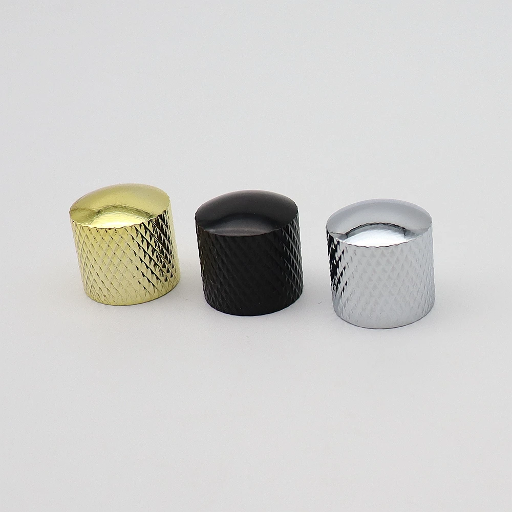 2pcs/4pcs 6mm Metal Dome Tone Guitar Volume Tone Knobs Potentiometer Control Knobs For Electric Guitar Bass