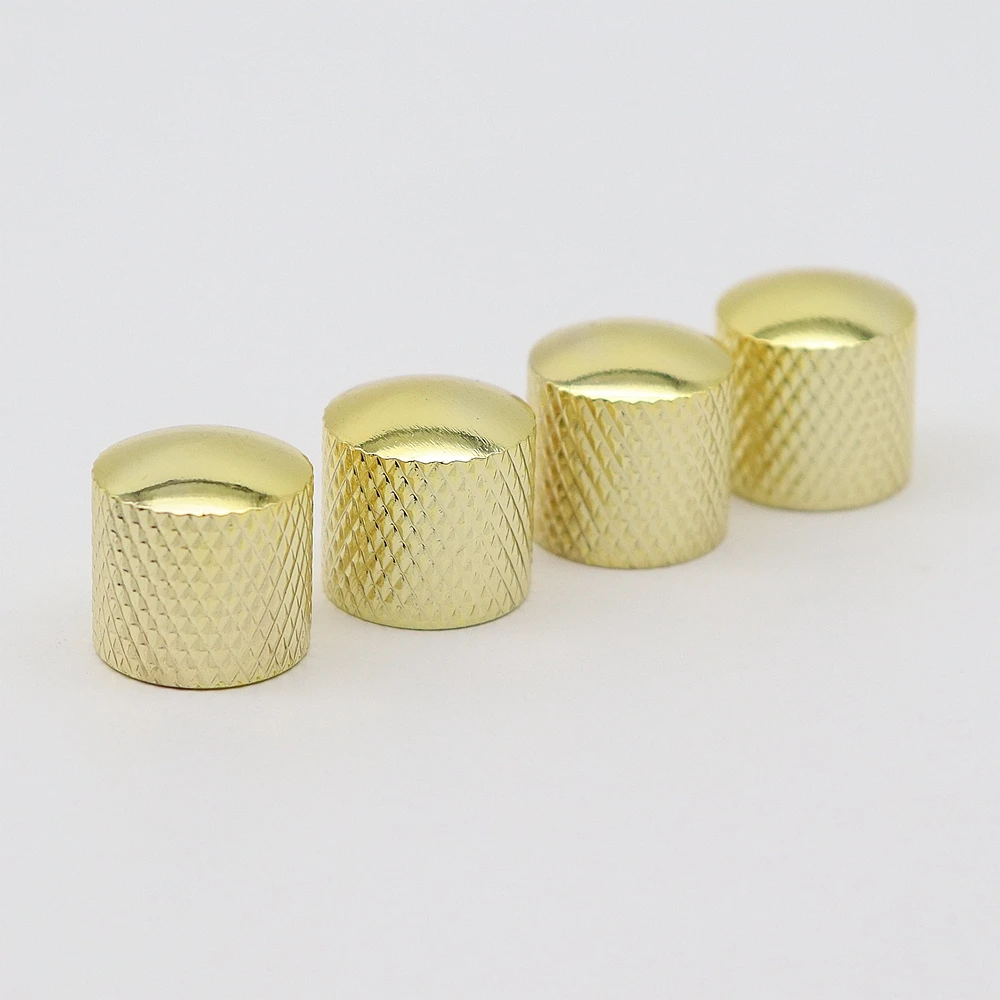 2pcs/4pcs 6mm Metal Dome Tone Guitar Volume Tone Knobs Potentiometer Control Knobs For Electric Guitar Bass