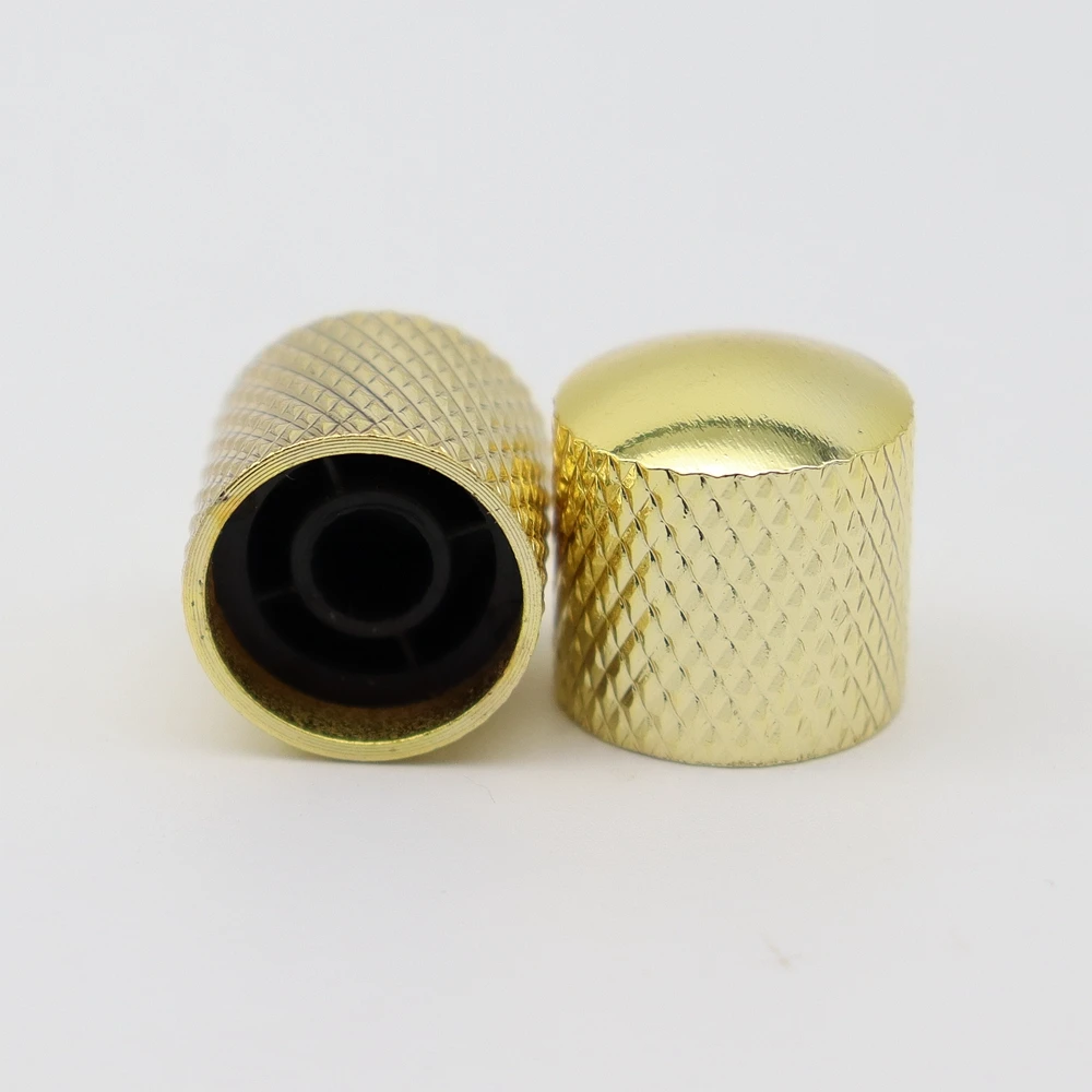 2pcs/4pcs 6mm Metal Dome Tone Guitar Volume Tone Knobs Potentiometer Control Knobs For Electric Guitar Bass