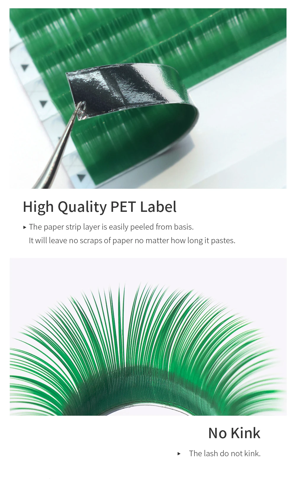 GLAMLASH Color Lash Purple Blue Brown Green Red White Pink Yellow Eyelash Extensions Individual False Colored Mink Lashes Makeup
