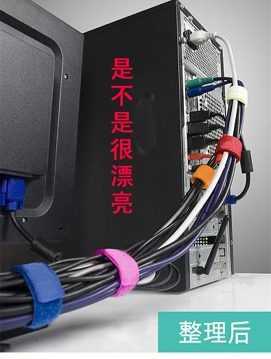 Reusable Nylon Fastening Luggage Ties with Buckle 5cm*0.5M/1M Back to Hook and Loop Fastening Sticky Tape Straps