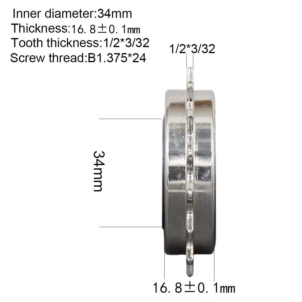 DNP Bike Bicycle Flywheel Freewheel 1 Single Speed 13T~18T BMX Bike Free Fly Wheel Nickel 30 clicks Chrome Molybdenum Steel