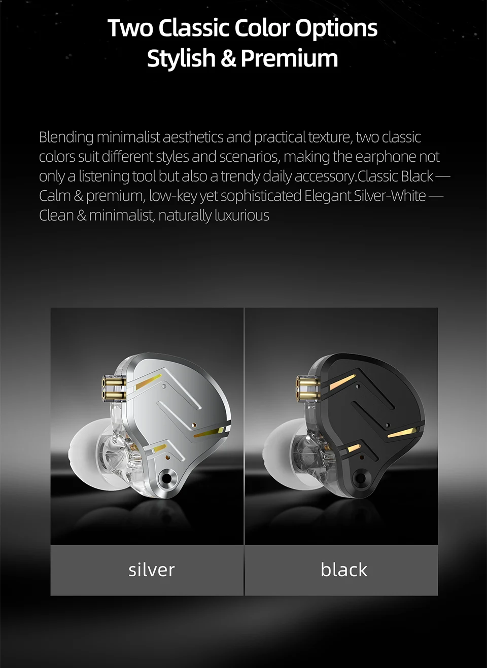 KZ ZST PRO X Dual Flagship Drivers In Ear Earphones Deeper Bass HiFi Headphones Dual-Driver Synergy Detachable Cable Headset