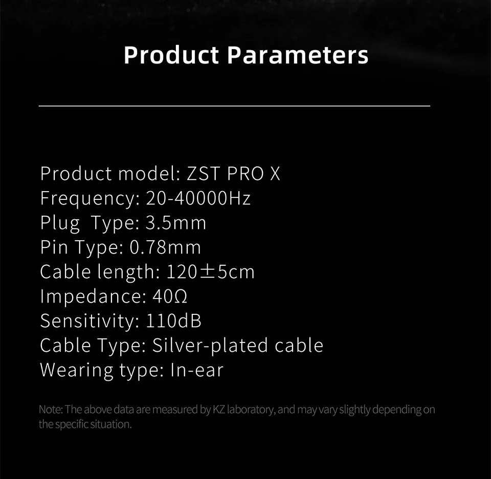 KZ ZST PRO X Dual Flagship Drivers In Ear Earphones Deeper Bass HiFi Headphones Dual-Driver Synergy Detachable Cable Headset