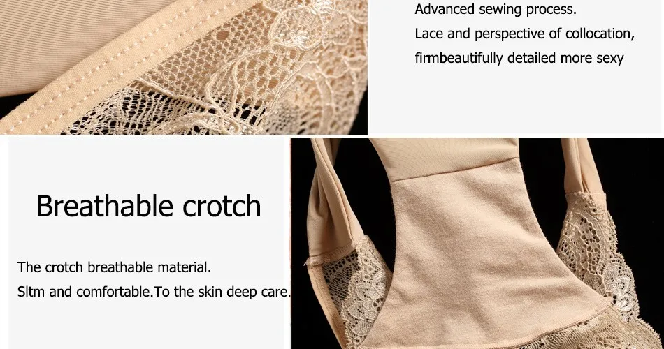 14 Colors Women's Invisible Underwear Spandex Crotch Intimate Women Sexy Lace Black Floral Panties Seamless Panty