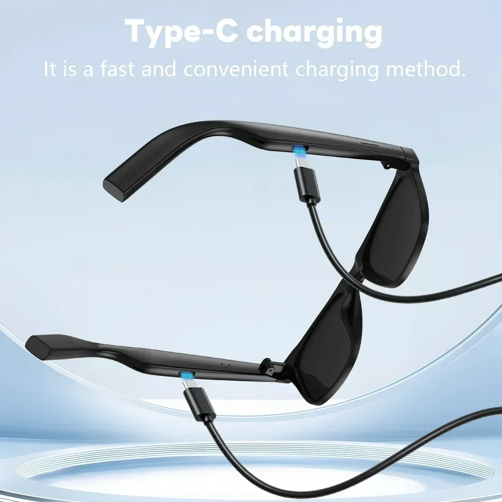 Lenovo AI 8K Smart Camera Glasses Remote Control Touch Photo Recording Voice Assistant Translator Wireless Bluetooth5.3 Sunglass