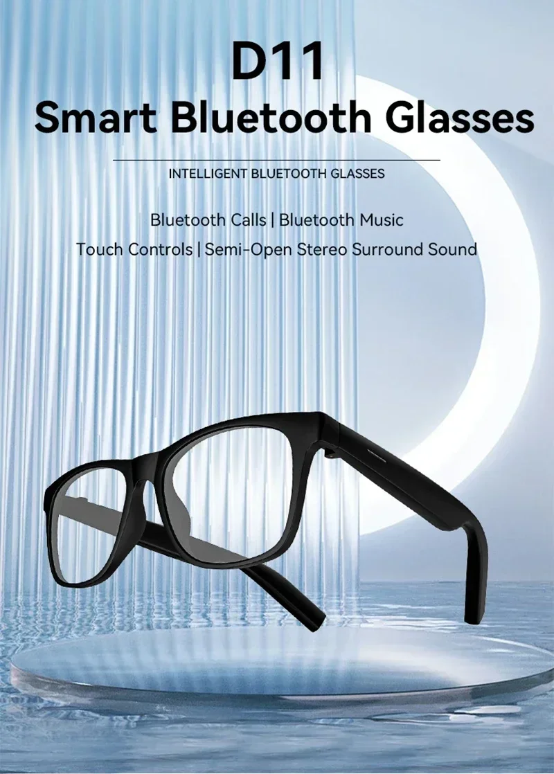 Lenovo AI 8K Smart Camera Glasses Remote Control Touch Photo Recording Voice Assistant Translator Wireless Bluetooth5.3 Sunglass