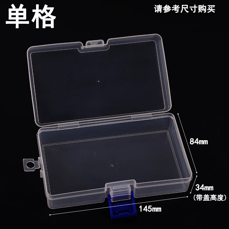New 10 Slots Cells Colorful Portable Jewelry Tool Storage Box Container Ring Electronic Parts Screw Beads Organizer Plastic Case