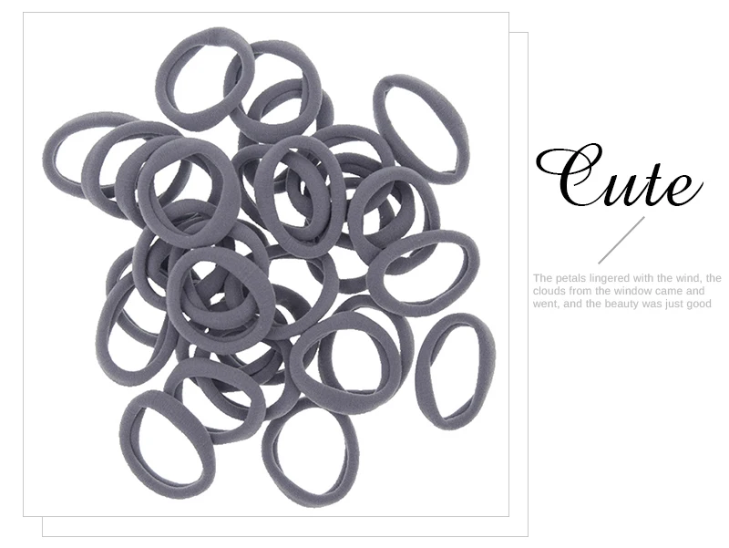 4.3cm Women Ponytail Holder Rubber Band Scrunchie Headband Girl Yoga Hair Tie Nylon Elastic Hair Band Hair Accessories 30pcs/Lot
