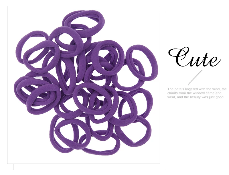 4.3cm Women Ponytail Holder Rubber Band Scrunchie Headband Girl Yoga Hair Tie Nylon Elastic Hair Band Hair Accessories 30pcs/Lot