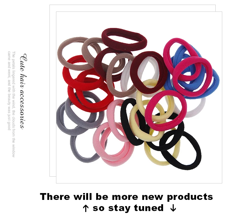 4.3cm Women Ponytail Holder Rubber Band Scrunchie Headband Girl Yoga Hair Tie Nylon Elastic Hair Band Hair Accessories 30pcs/Lot