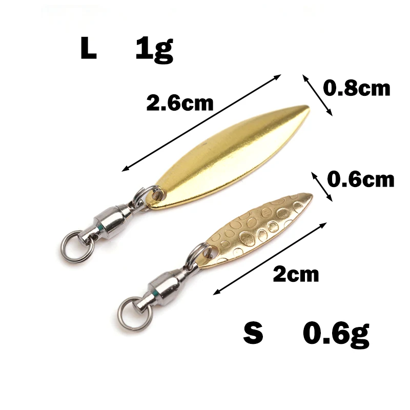 OUTKIT 6 Pcs/lot Lure DIY For Spinner Spoon Lures Frogs VIB Reflective Stainless Steel Sheet Noisy Spoons Fishing Accessories