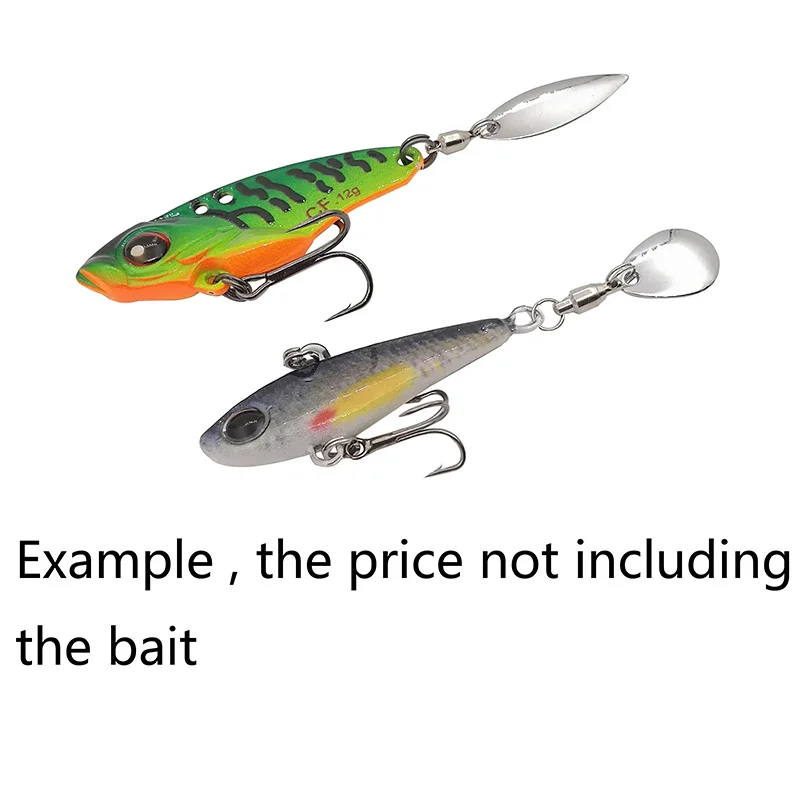 OUTKIT 6 Pcs/lot Lure DIY For Spinner Spoon Lures Frogs VIB Reflective Stainless Steel Sheet Noisy Spoons Fishing Accessories
