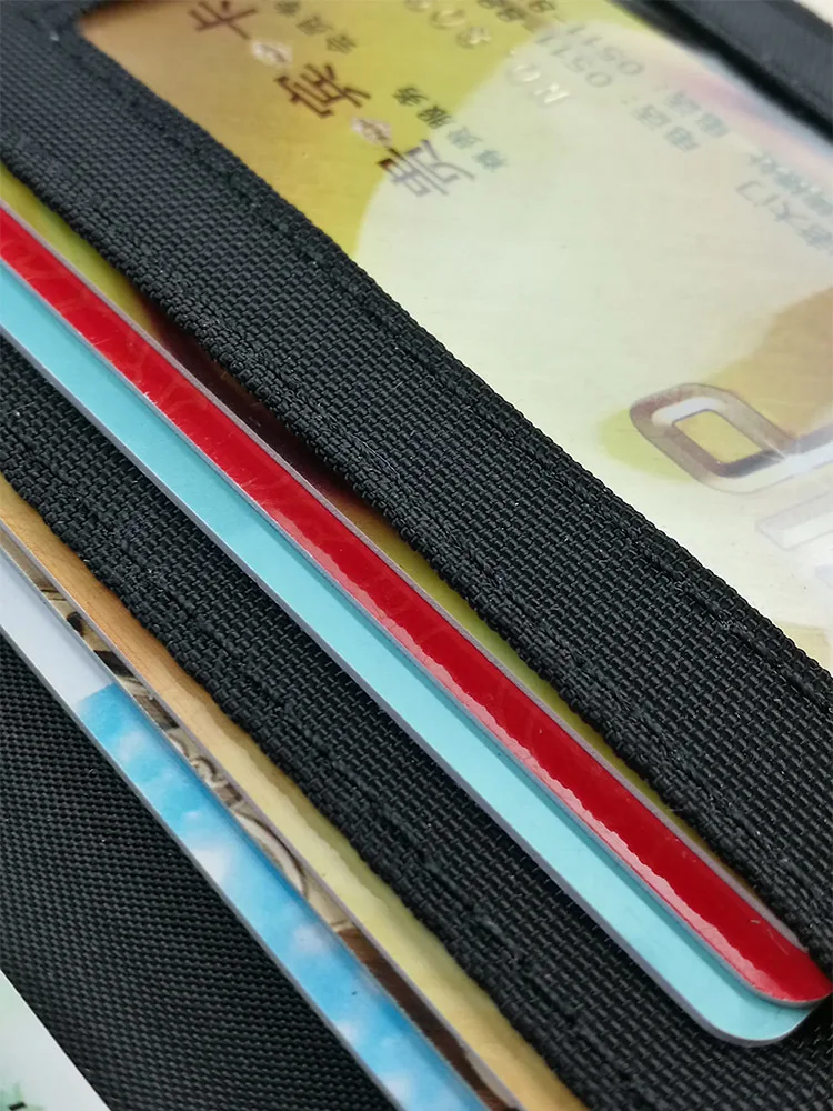 2023 Minimalist Slim Nylon Wallet For Men Women Slimline Ultra Thin Mini Small Male Female Zipper Coin Purse Compact Money Bag