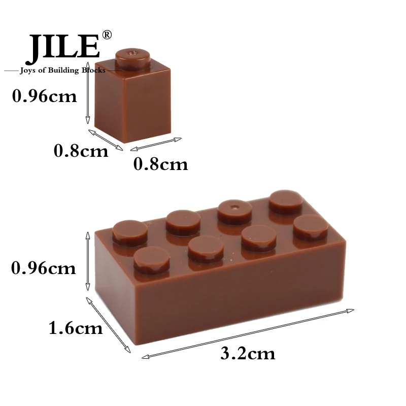 50pcs Moc Plant Plate Round 1x1 with 3 Leaves 32607 DIY Enlighten Building Blocks Bricks Compatible Assembles Parts Street View