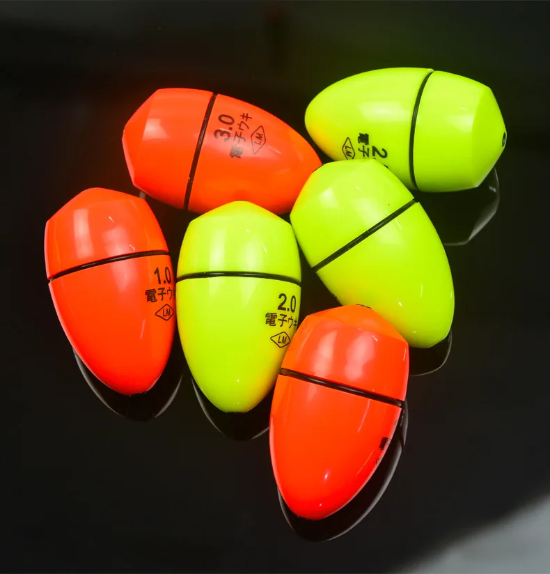 Electronic Floating Wave Rock Fishing with Night Light Float Electronic Night Light Float Fishing Accessories Fishing Gear