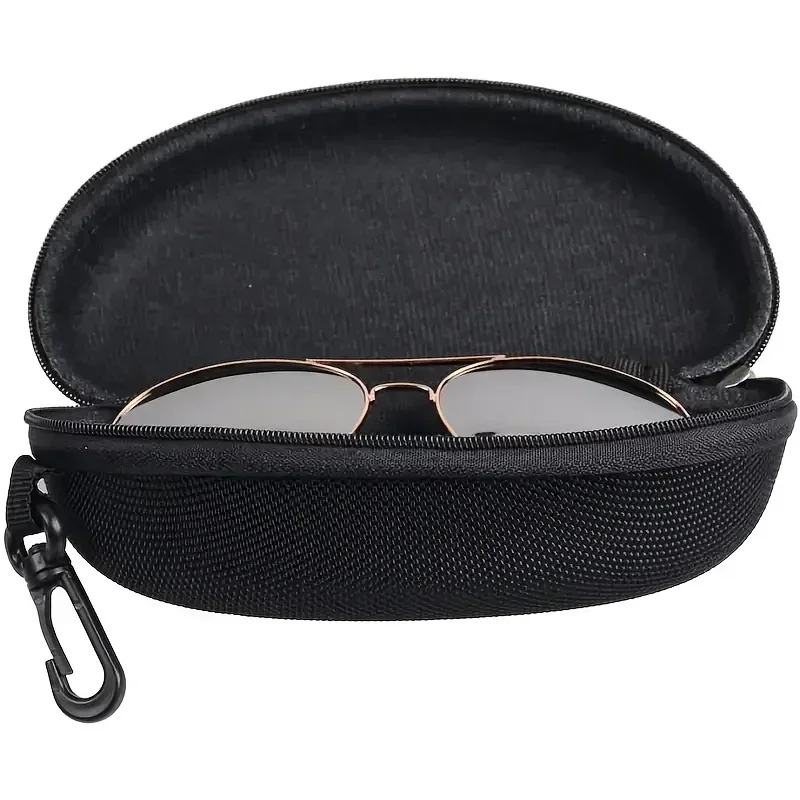 5/10pack Portable Zipper Sunglasses Protector Box Eye Glasses Case Box Oxford Travel Pack Glasses Case Accessories With Hook