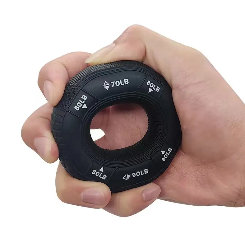 Silicone Grip Strength Ring Professional Hand Strength Training Equipment Arm Muscle Training Grip Strength Ball