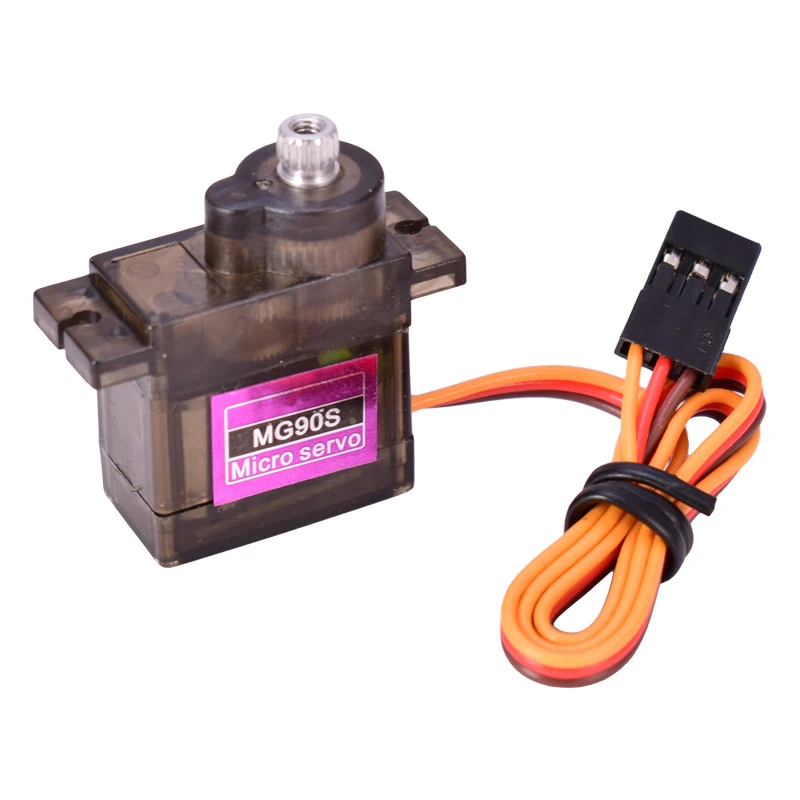 4pcs/lot MG90S Metal Gear Digital 9g Servo For RC Helicopter Airplane Boat Car RC Robot